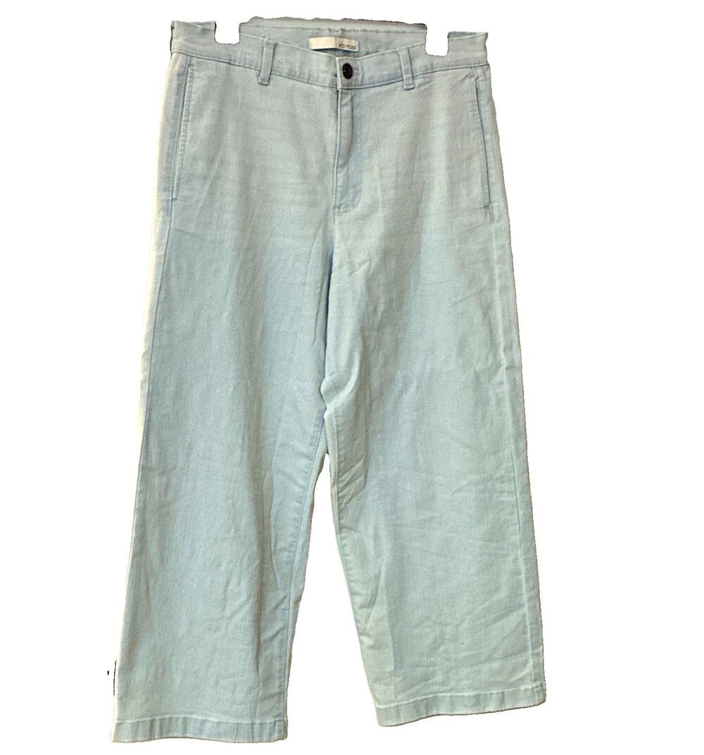 Ella Moss Women’s Wide-Leg Jeans Light Wash Light Blue Denim Size 12